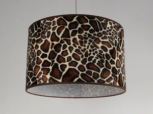 C008 - Horse hide lampshade _ Ipsilon PARALUMI